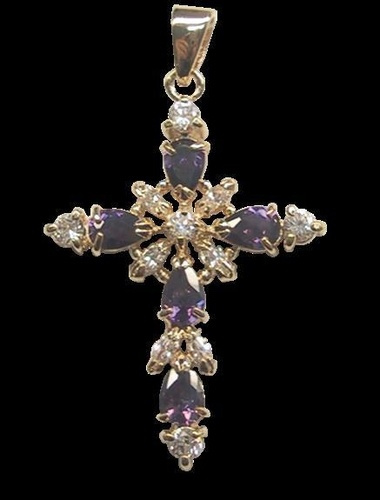 Emprunter CROIX OR - AMETHYSTE ET ZIRCONIUM livre