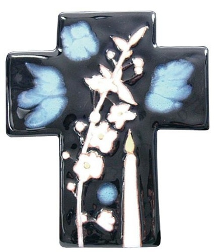 Emprunter CROIX BLEUE FONCE - BOUGIE BLANCHE livre