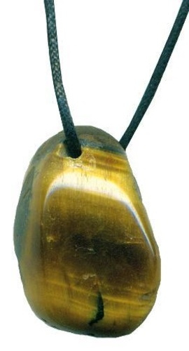 Emprunter PENDENTIF PIERRE PERCEE - OEIL DE TIGRE livre