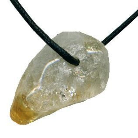 Emprunter PENDENTIF PIERRE PERCEE - CITRINE (AMETHYSTE CHAUFFEE) livre