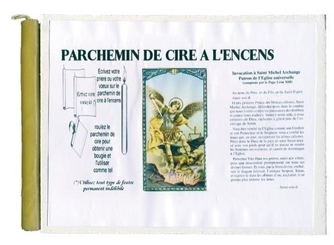 Emprunter PARCHEMIN DE CIRE A L'ENCENS - SAINT MICHEL livre