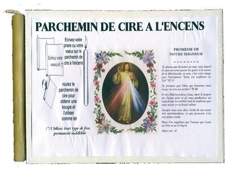 Emprunter PARCHEMIN DE CIRE A L'ENCENS - PROMESSE DE NOTRE SEIGNEUR livre