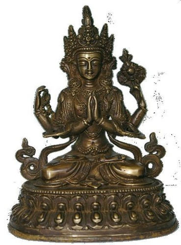 Emprunter Tchenrezi antique - Inde - 16 cm livre