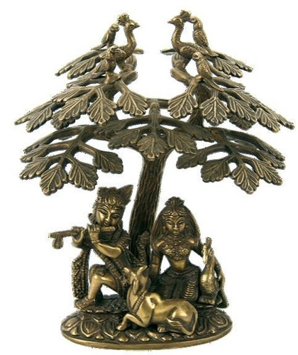 Emprunter Krishna arbre de vie doré - Inde - 24 cm livre