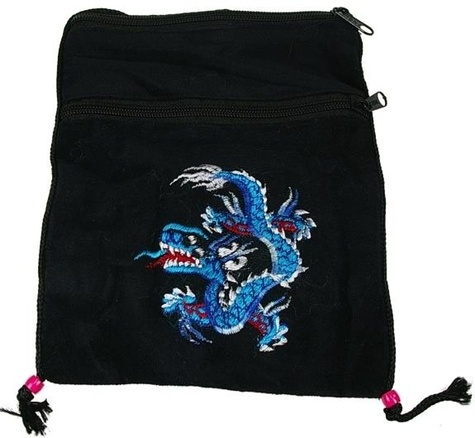 Emprunter Pochette passeport velours - dragon livre