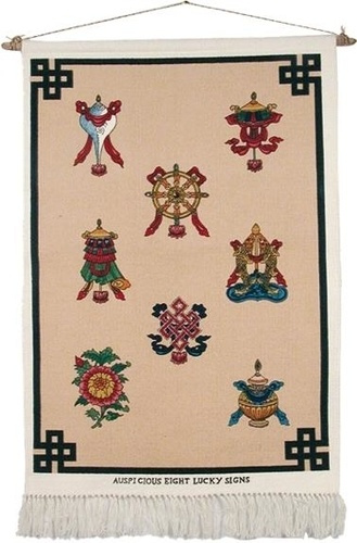 Emprunter Tapis mural imprime - signes auspicieux livre