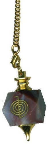 Emprunter PENDULE REIKI FACETTE JASPE ROSE livre