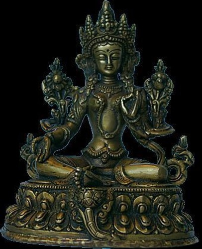 Emprunter Tara verte vieillie - Inde - 16 cm livre