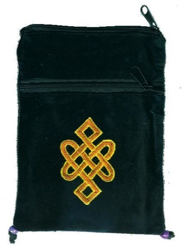 Emprunter Pochette passeport velours - noeud éternité livre