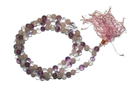 Emprunter MALA CRISTAL DE ROCHE - AMETHYSTE - QUARTZ ROSE livre