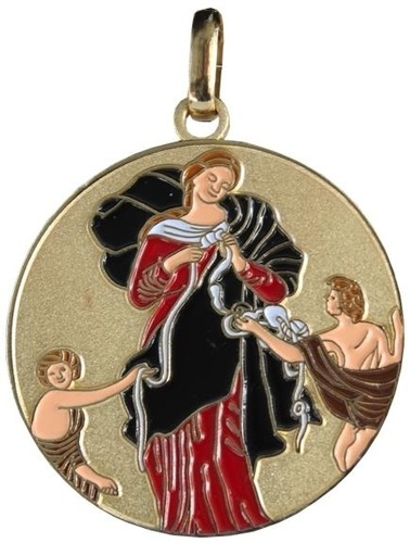 Emprunter MEDAILLE DE MARIE QUI DEFAIT LES NOEUDS livre