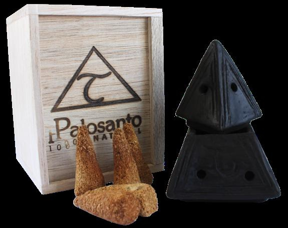 Emprunter PORTE-ENCENS PYRAMIDE NOIR - INCLUS 10 CONES DE PALO SANTO livre