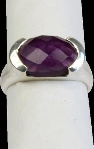 Emprunter BAGUE ARGENT AMETHYSTE FACETTEE - TAILLE 58 livre