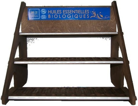 Emprunter PRESENTOIR HUILES ESSENTIELLES HERBES ET TRADITIONS - VIDE - BOIS FONCE livre