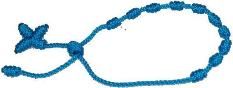 Emprunter BRACELET DIZAINIER PORTE BONHEUR BLEU livre