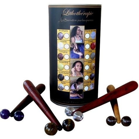 Emprunter Roulette massage corps - Bois de rose - Quartz fumé livre