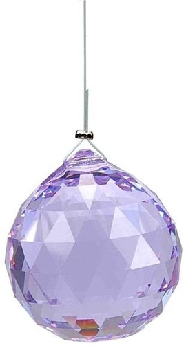 Emprunter BOULE DE CRISTAL A FACETTES 30 MM VIOLET : SAHASRARA livre