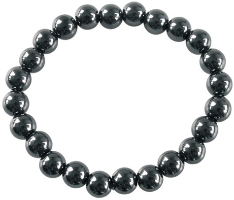 Emprunter Bracelet Hématite Perles rondes 8 mm livre