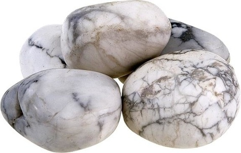 Emprunter PIERRES ROULEES - HOWLITE BRESIL - SACHET 500 GRS livre