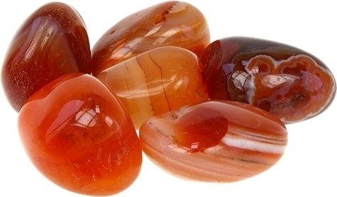 Emprunter PIERRES ROULEES CORNALINE BANDEE BRESIL - SACHET 500 GRS. livre