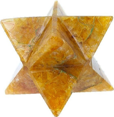 Emprunter ETOILE MERKABA GOLDEN QUARTZ - 6 CM livre