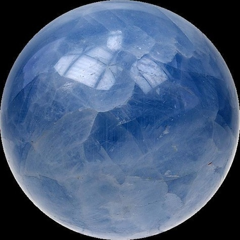 Emprunter SPHERE CALCITE BLEUE MADAGASCAR - 8 CM livre