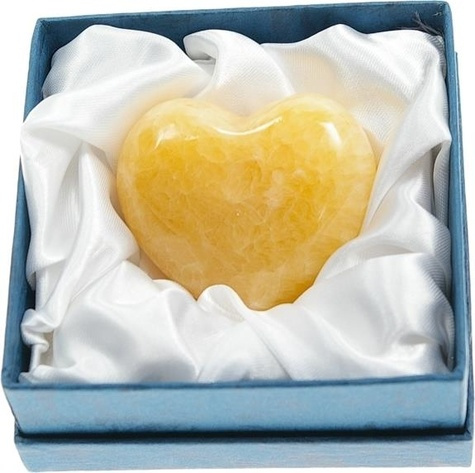 Emprunter COEUR CALCITE ORANGE 45 MM - LA PIECE livre