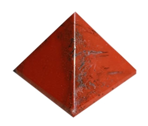 Emprunter pyramide jaspe rouge - piece 30 mm livre