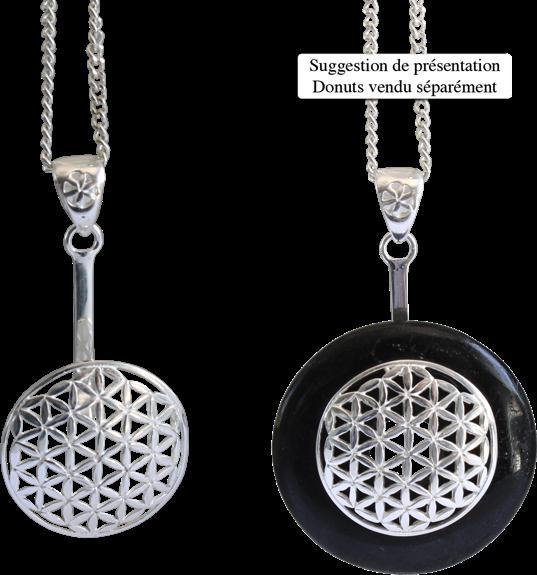 Emprunter Porte-Donut métal argenté - Fleur de vie livre