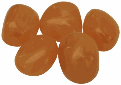 Emprunter PIERRES ROULEES - CALCITE ORANGE - SACHET 500 GRS livre
