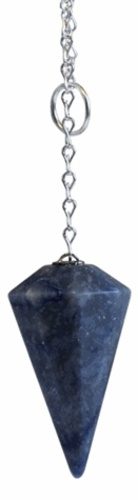 Emprunter PENDULE A FACETTES QUARTZ BLEU A DUMORTIERITE livre