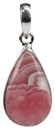Emprunter PENDENTIF RHODOCHROSITE - FORME LIBRE - BELIERE EN ARGENT livre