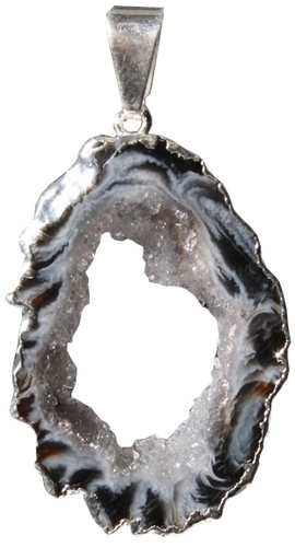 Emprunter PENDENTIF ARGENTE - TRANCHE AGATE livre