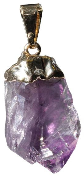 Emprunter PENDENTIF AMETHYSTE POINTE BRUTE livre