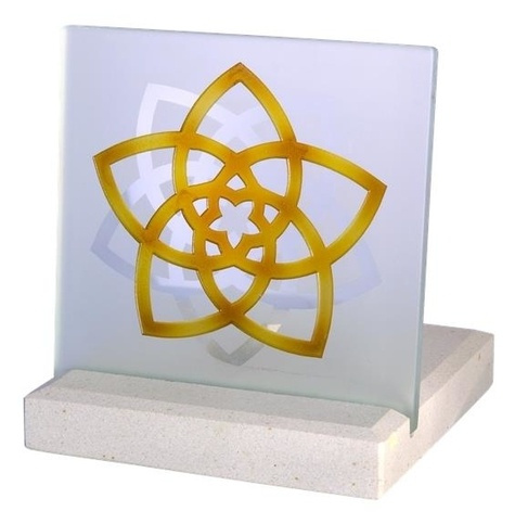 Emprunter BOUGEOIR PHOTOPHORE FLEUR DE VENUS EN PIERRE ET VERRE livre