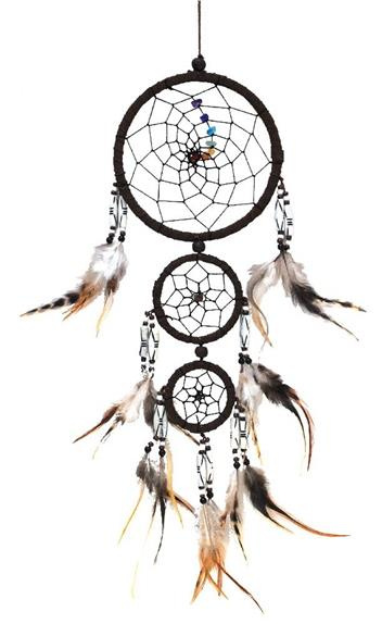 Emprunter ATTRAPE-REVES NOIR AVEC PIERRES COULEURS CHAKRAS - MM livre