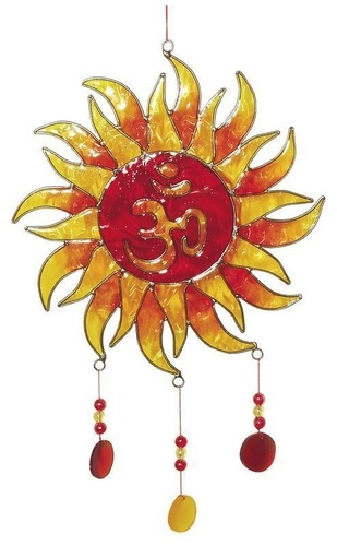 Emprunter MOBILE ATTRAPE-SOLEIL - GRAND SOLEIL & OM - ROUGE ET JAUNE AVEC PERLES livre