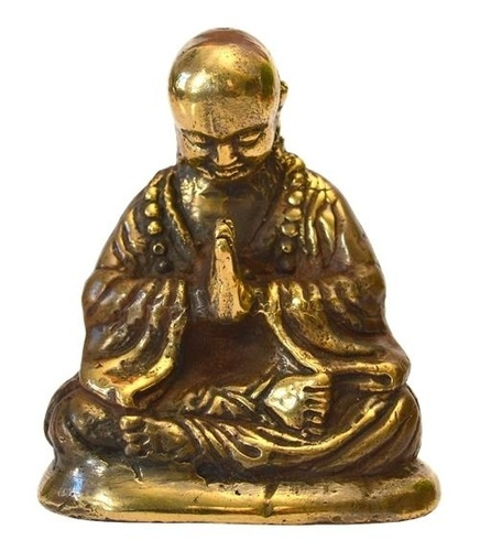 Emprunter STATUE MONK QUALITE BRONZE ANTIQUE DORE livre