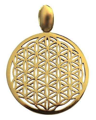 Emprunter MEDAILLE FLEUR DE VIE - LAITON - 3,6 CM livre