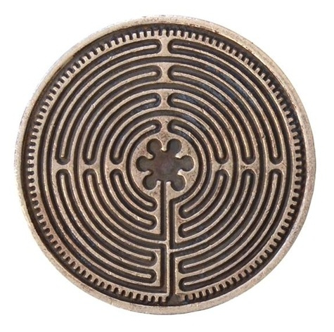 Emprunter PIECE SACREE LABYRINTHE DE CHARTRES CUIVRE 4 CM livre