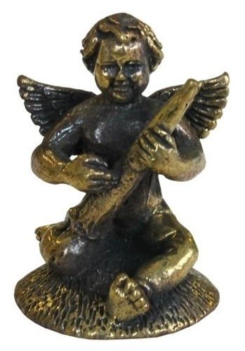 Emprunter MINI STATUE ANGE ET FLUTE LAITON 2 X 2,5 CM livre