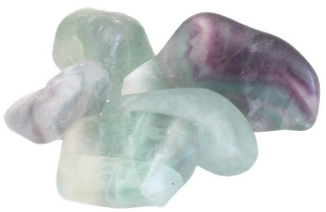 Emprunter PIERRES ROULEES FLUORITE - QUALITE B - 500 GRS livre