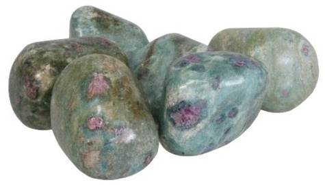 Emprunter PIERRES ROULEES - RUBIS SUR FUSCHITE - SACHET 500 GRS. livre