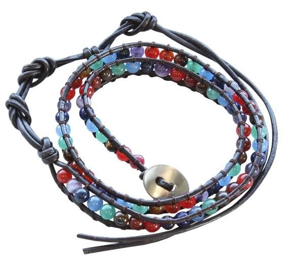 Emprunter BRACELET PIERRES 2 TOURS - 7 CHAKRAS livre