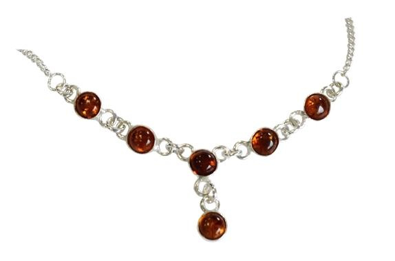 Emprunter collier ambre forme boule - argent 925 livre
