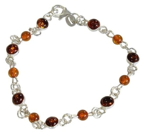 Emprunter BRACELET PERLES D'AMBRE - ARGENT 925 livre