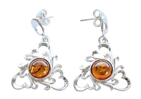 Emprunter BOUCLES D'OREILLES TRIANGLE EN AMBRE livre