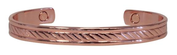 Emprunter BRACELET MAGNETIQUE CUIVRE - MODELE 3 STRIE PLAT livre