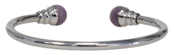 Emprunter BRACELET CUIVRE AVEC AIMANTS METAL ARGENTE PERLES AMETHYSTE livre