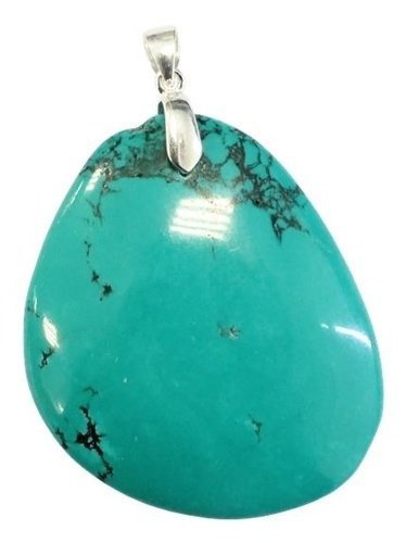 Emprunter PENDENTIF TURQUOISE NATURELLE DU TIBET - FORME LIBRE - 14 A 17 GRAMMES livre